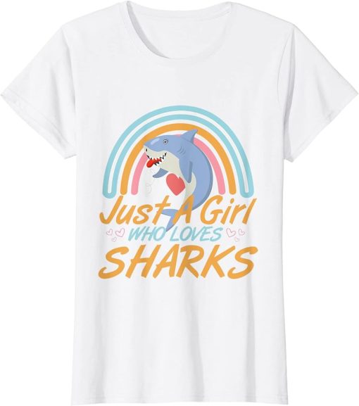 Womens orca plush shark tee shark tee women shark mouth T-Shirt