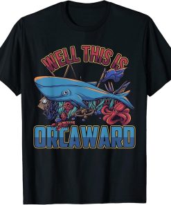 Orca Vintage Retro Art Sea Life Killer Whale T-Shirt