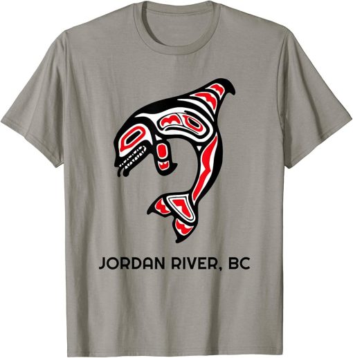 Jordan River, BC Native American Orca Killer Whales Gift T-Shirt